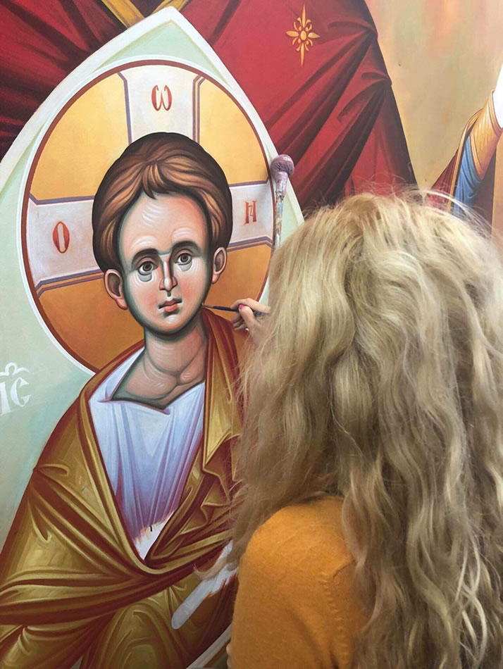 Spiridoula Degaitis,Byzantine Iconographer,Degaiti Icons