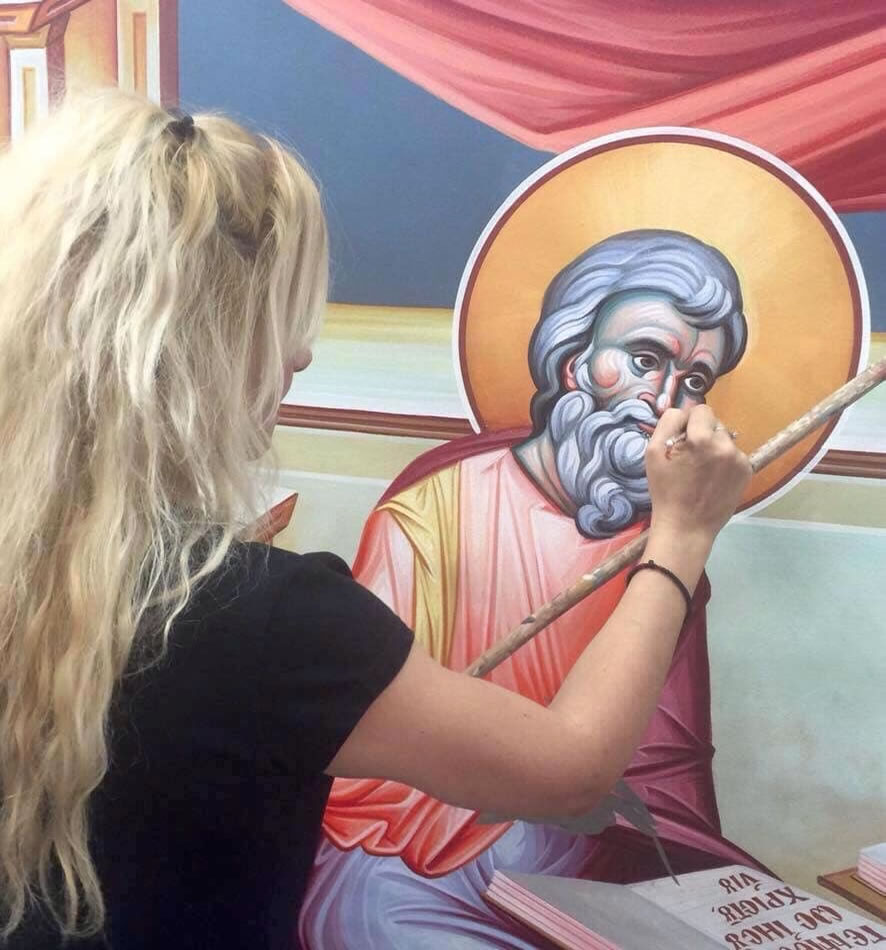 Spiridoula Degaitis,Byzantine Iconographer,Degaiti Icons