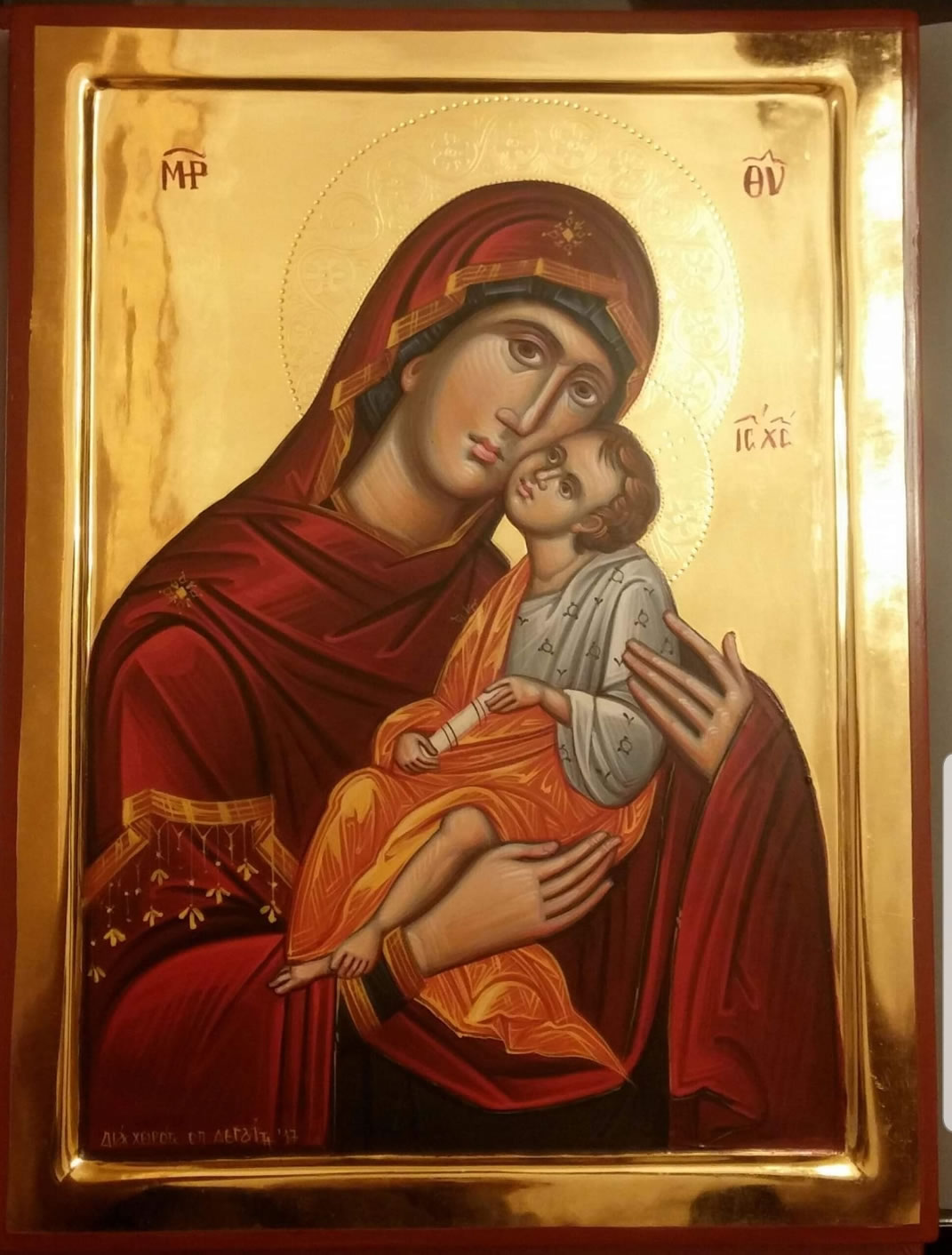 Spyridoula Degaiti,byzantine iconographer,byzantine iconography workshop,Degaiti Icons