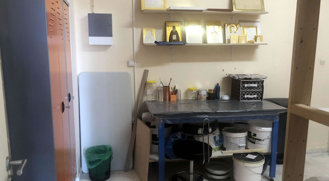 Spyridoula Degaiti,byzantine iconographer,byzantine iconography workshop,Degaiti Icons