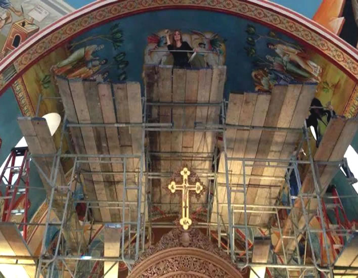 Spyridoula Degaiti,byzantine iconographer,byzantine iconography workshop,Degaiti Icons